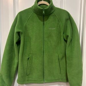 Columbia women’s  Forest Green Fleece Jacket